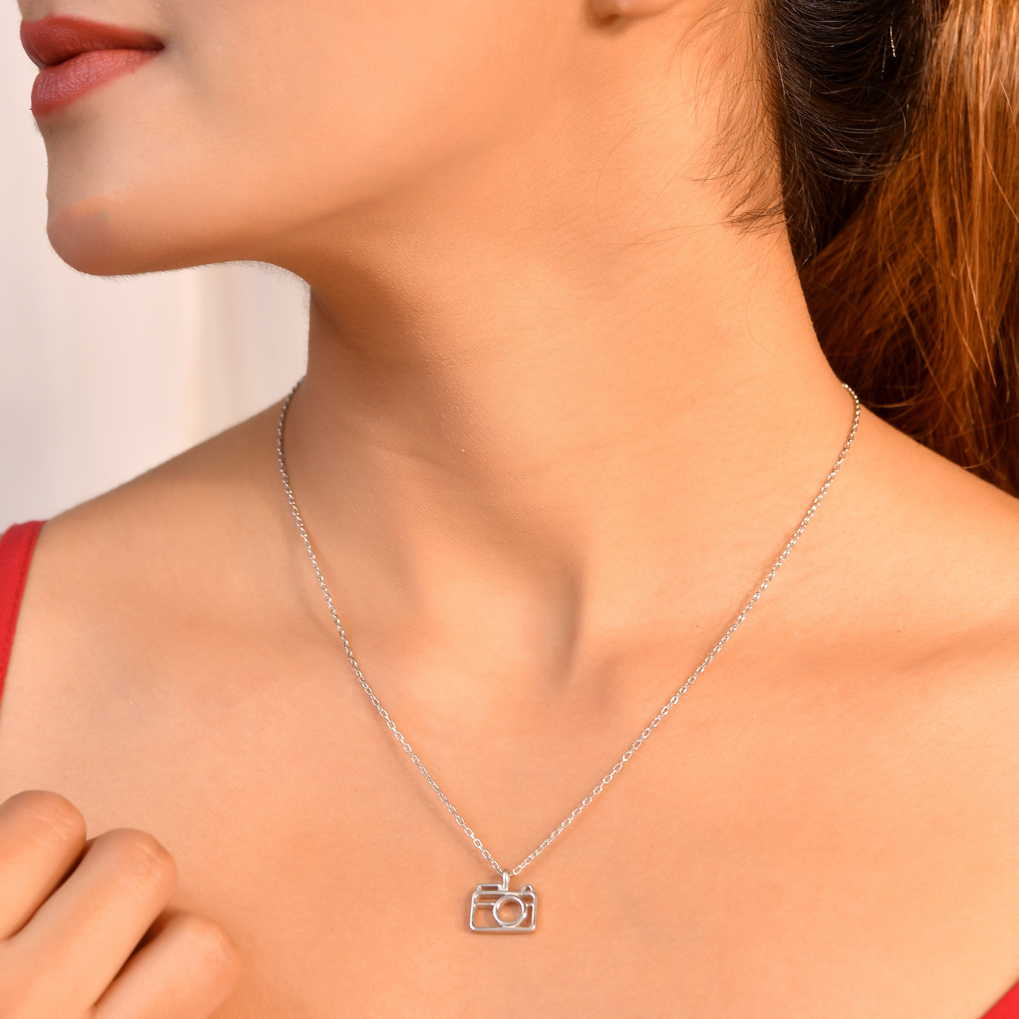 Snapshot Charm Silver 925 Chain Pendant